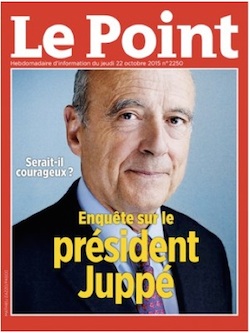 Alain Juppe plait au Point