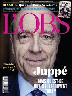 Alain Juppe plait au nouvel obs 
