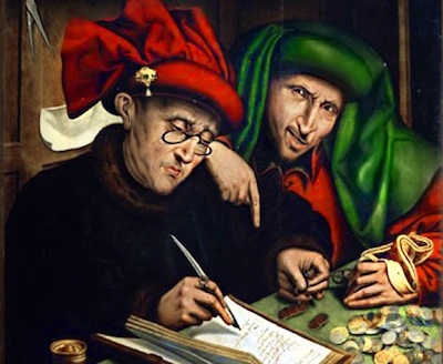 Van Reymerswaele Les Usuriers