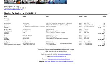 B Boy Bouillabaisse Mercredi 15 octobre 2025