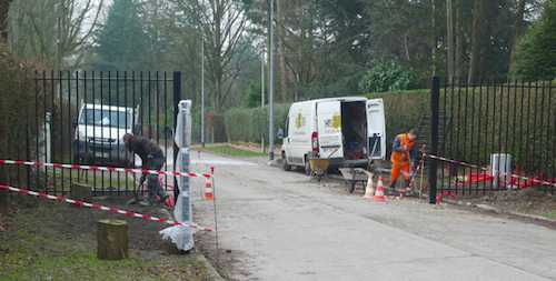 Les Mulliez, au Hameau de la Vacquerie se baricadent 10 Février 2017