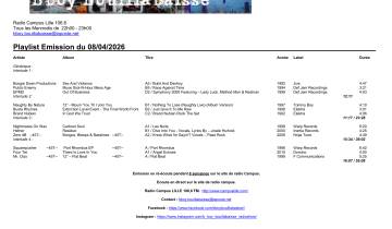 B Boy Bouillabaisse, Mercredi 8 avril 2026