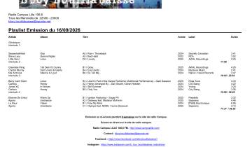 B Boy Bouillabaisse Mercredi 16 septembre 2026